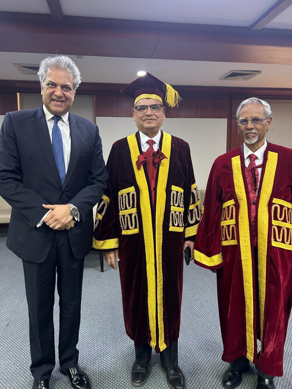 Meeting with Dr Aseem Chauhan, Chancellor, Amity University